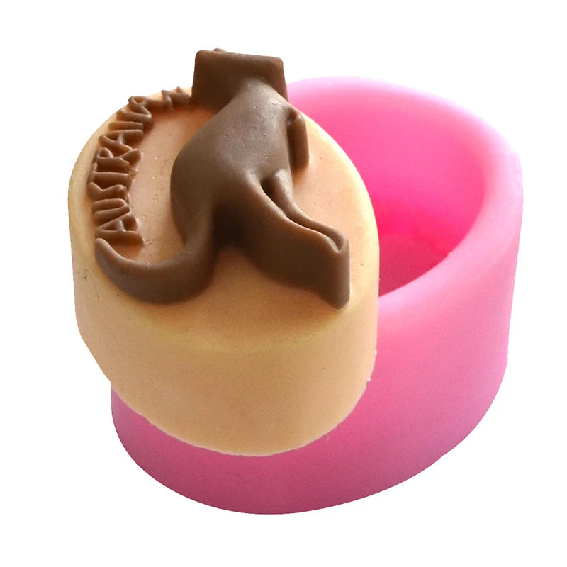 DIY Handmade Craft Animal Kangaroo Shape Silicone Soap Mold for Soap Making