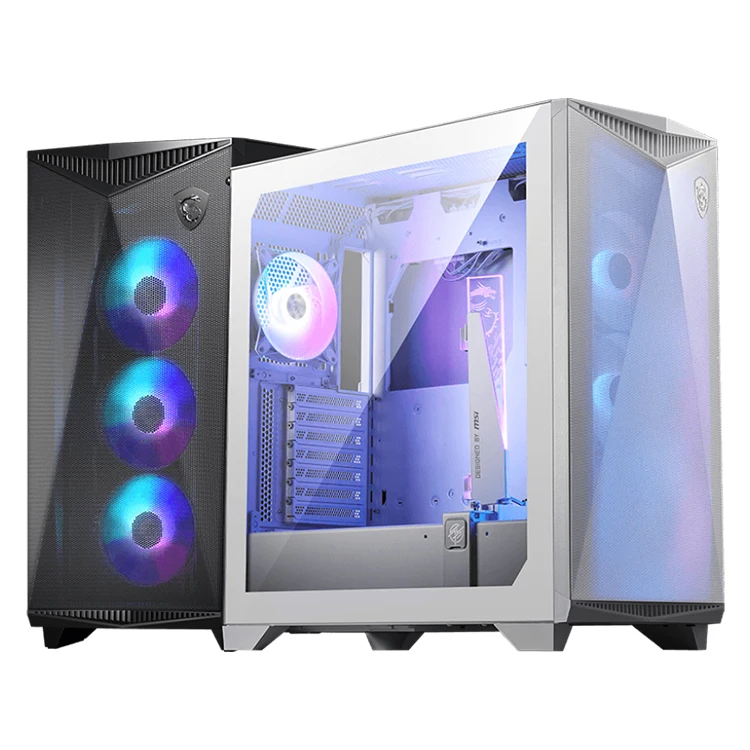 パソコン MSI MAG  GUNGNIR 300RAIRFLOW MSI MPG GUNGNIR 300R Airflow Black ATX PC Gaming Case | Powered by
