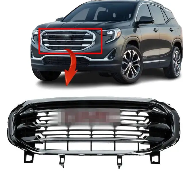 car Chrome front upper grille for GMC terrain 2018 2019 2020 2021 accessories parts