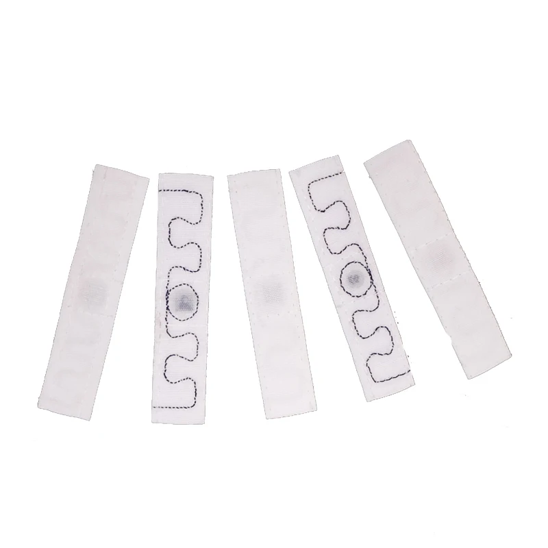 Washable RFID tag fabric laundry tags for clothes