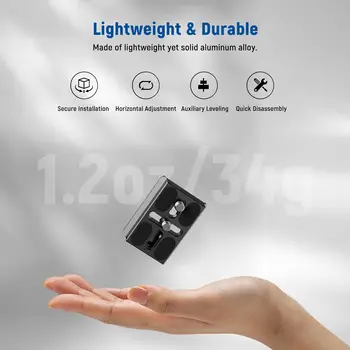 NEEWER Arca Type Quick Release Plate Compatible with RS2 RSC2 RS3 PRO Gimbal Stabilizer, Dual Anti Drop Camera Mounting product image