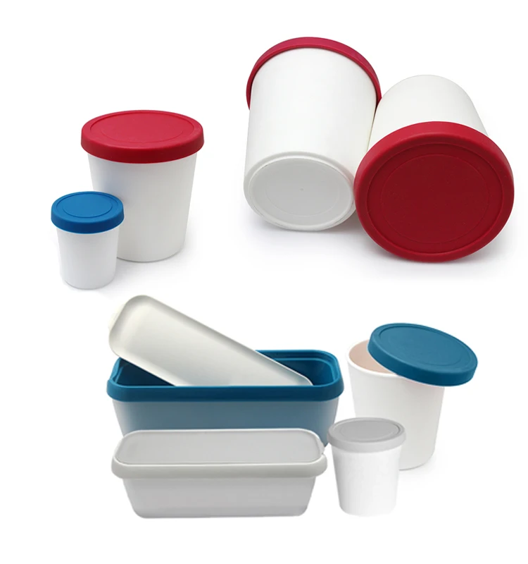 Different Size Ice Cream Container Tub With Lid Ice Cream Plastic Cup For Home Buy Different