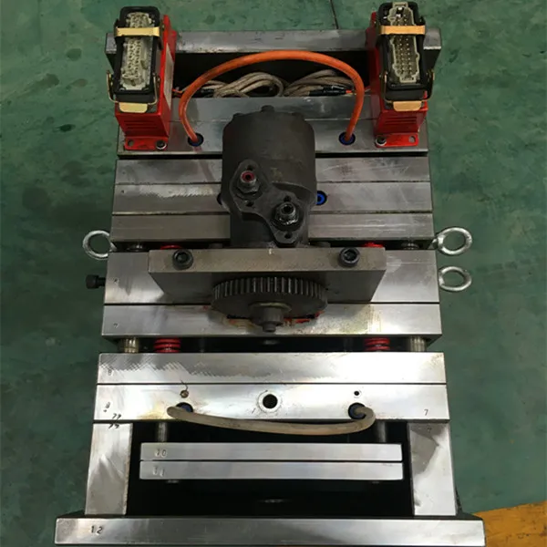 Unscrewing Injection Plastic Lid Mould by Hydraulic Motor