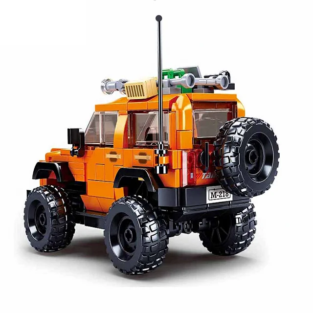 Sluban Building Block Toys Morden Military B1013 T300 Tank SUV 302PCS Bricks Off-road Vehicle Compatible With Leading Brands