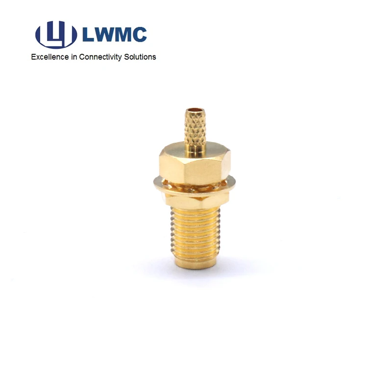 sma female bulkhead crimp for rg316 cable-4