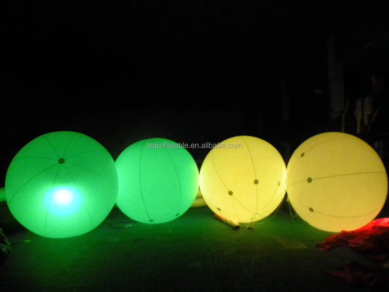 Wholesale 2m Diameter Giant Led Helium Balloon/night Club Inflatable