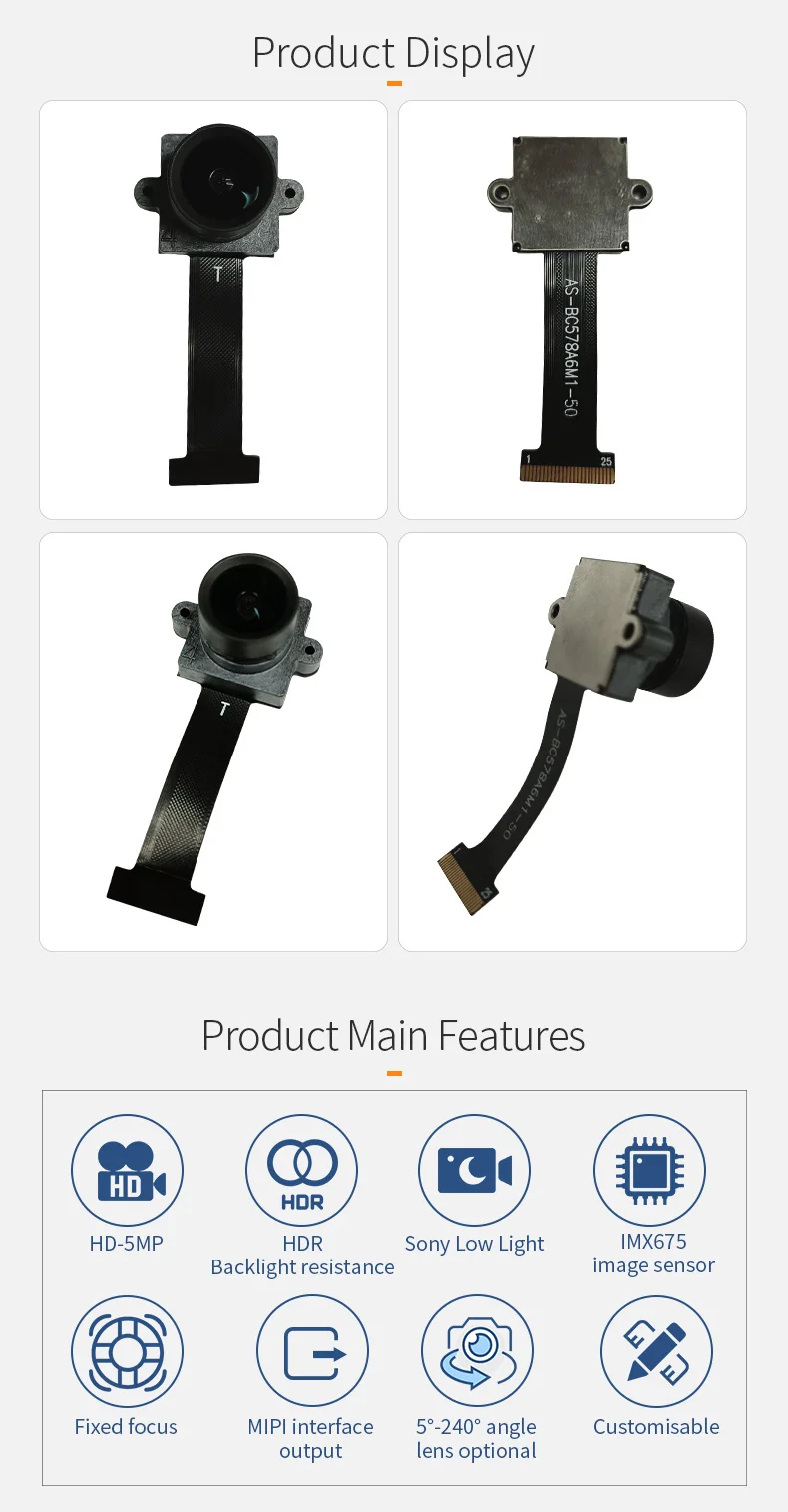 DGZX HD 5MP HDR MIPI 3K Camera Module插图1