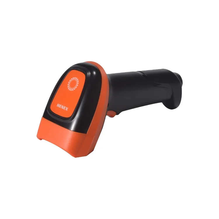 Henex OEM Supermarket 2D Wired Handheld Barcode Scanner with Stand USB Interface Cheap Price in Stock