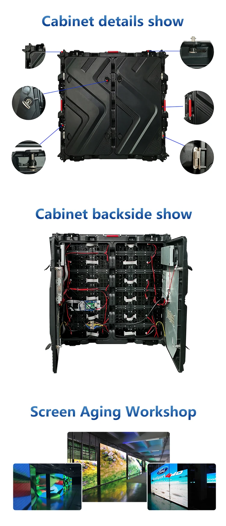P5 IP54 Outdoor LED Video Wall FCC 7000cd/m2 Fixed LED Panel