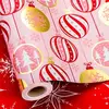 Adornos navideños rosas Copos de nieve