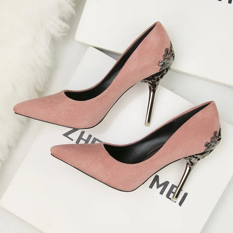 Wholesale 10cm High Heel Shoes Pointed Toes Sexy Wedding Shoes Classics  Pumps Women's Heels - Buy High Heels Shoes For Women,Wholesale Heels,Gold  Heels Product on Alibaba.com