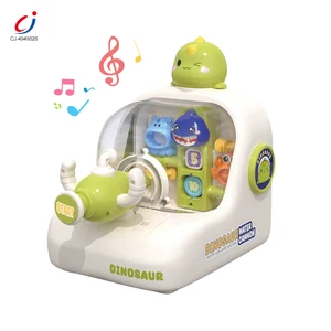 Chengji Children Water Cannon Toy Cartoon Dinosaur Fun Interaction Light Music Electronic Games Machine for Kids