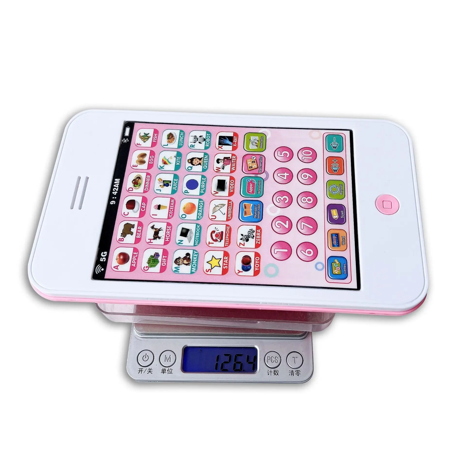 Детский развивающий телефон с сенсорным экраном