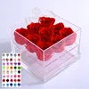 9 roses acrylic box
