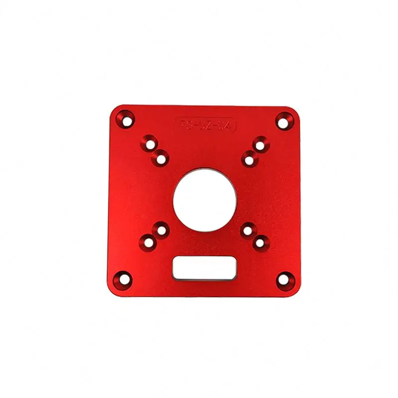 TEBAK W-38 CNC Parts Electric Wood Milling Guide Table Aluminum Router Table Insert Plate Table Trimming Machine Flip Plate