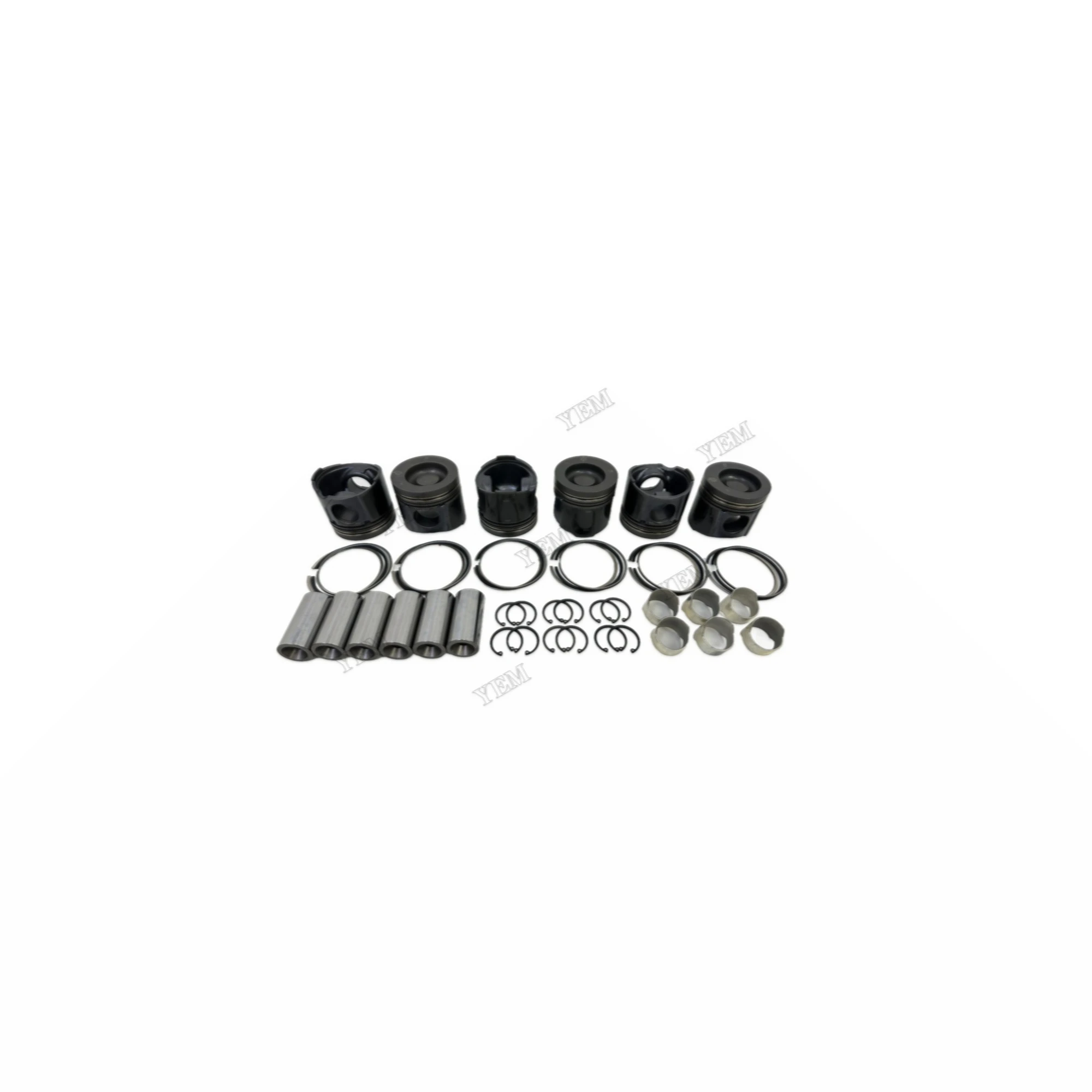 For Volvo D6D Cylinder Pistons Kit With Rings High Quality Engine Parts