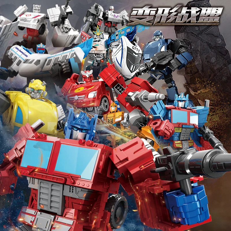 Jouet éducatif populaire de voiture de robot de transformation de