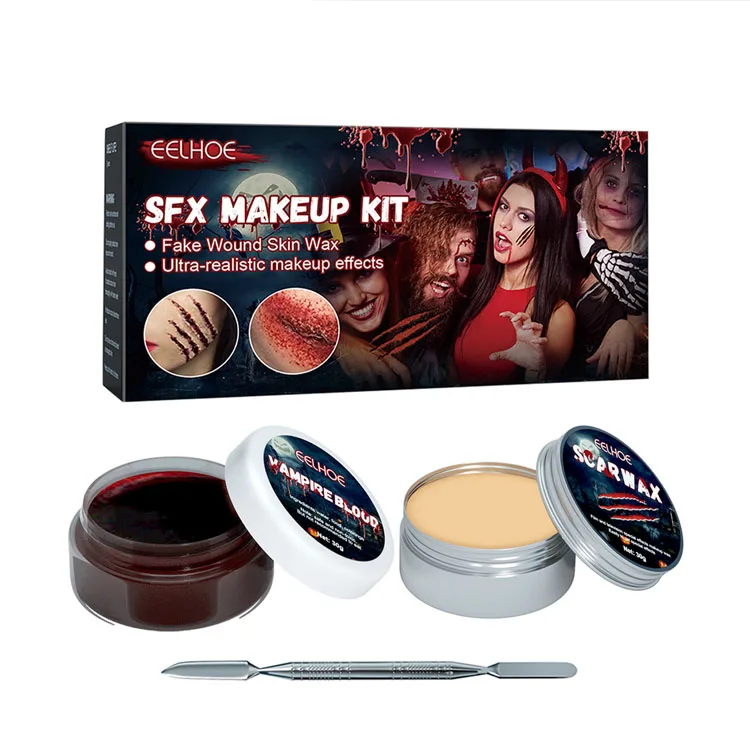 Eelaze-cera De Piel Para Maquillaje De Halloween,Kit De Maquillaje Sfx -  Buy La Piel De Cera,Sfx Kit De Maquillaje,Halloween Kit De Maquillaje  Product on 