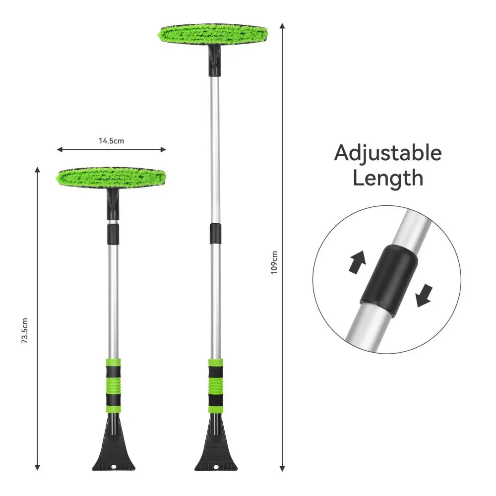 Щетка для уборки снега с длинной ручкой