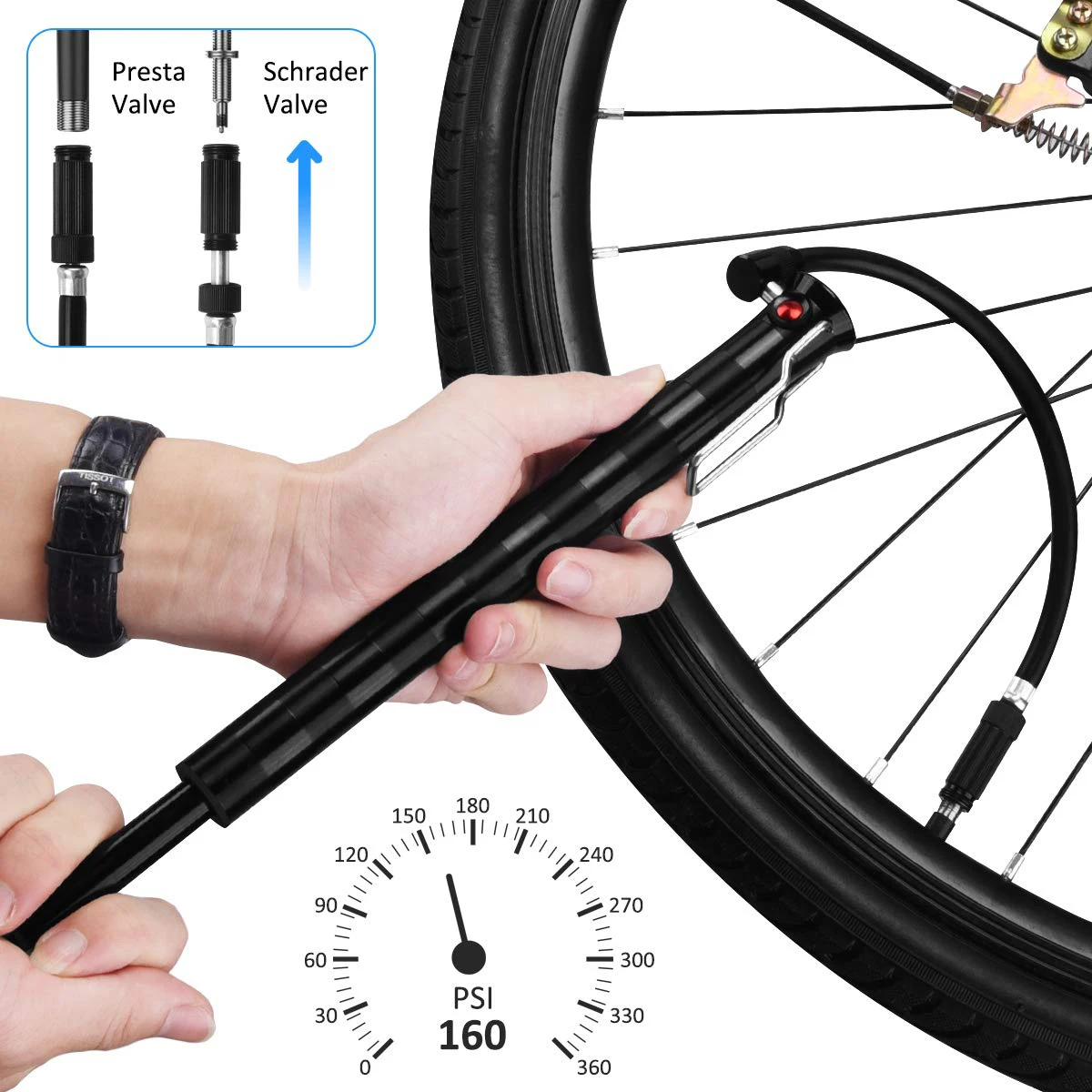 Tire Inflator Can You Use A Ball Pump For Bikes Foot Pump Tire