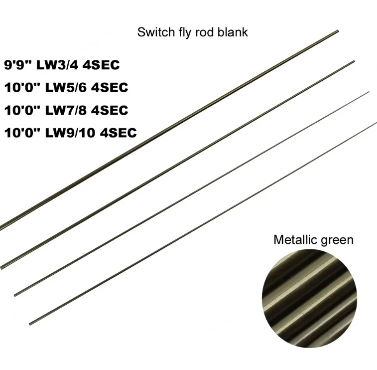 aliexpress fly fishing rods 9' 10' Rod 4 Sections 9FT 10FT 3/4 5/6 Fly Rod Carbon Fiber Blanks Light Weight Medium-Fast Action Cork Grip (10FT, 3/4) Sporting Goods Fly Fishing Sea Bass Fishing