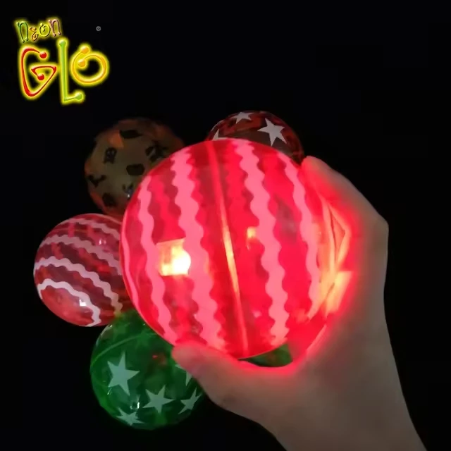 Wholesale Light Up Bouncy Ball Multi Color Led Light Up Juggling Balls ...