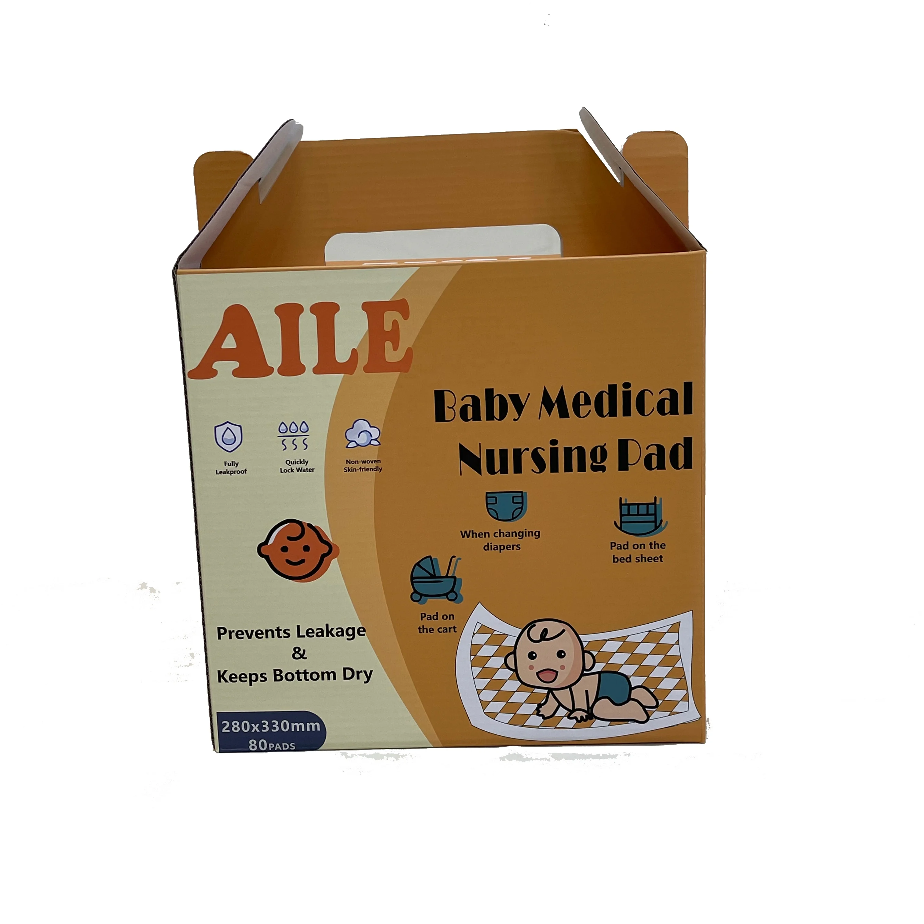 skin friendly water resistant keeps surface dry Waterproof Cooling infant diapers baby undersheet Baby Waterproof Sheet