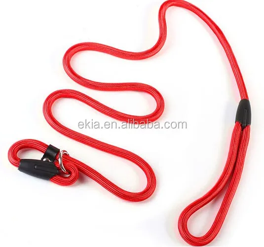 Double hand traffic safe PP Adjustable Loop Slip Pet Dog Leash Stable Rope Lead