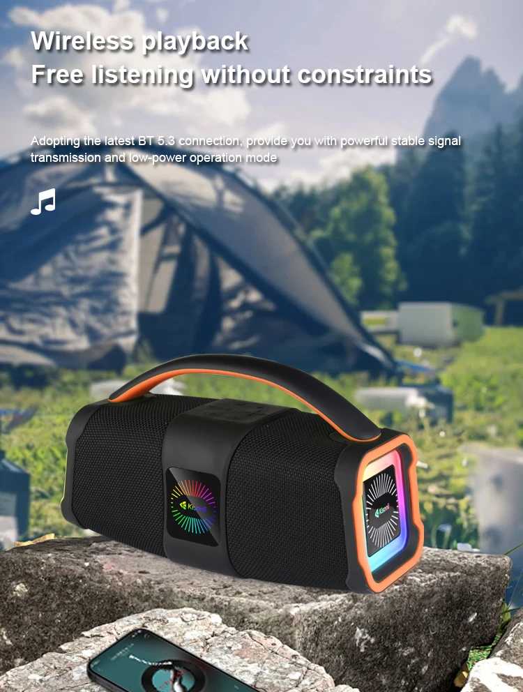 Kisonli K5 16w Blue Tooth Surround Speaker Portable Audio Player