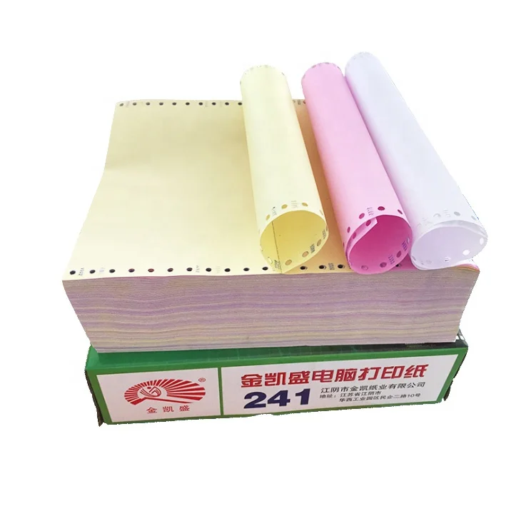 Cheap price invoice book carbonless paper computer continuous printing paper