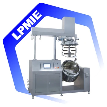 High Speed Mixing Emulsifying Equipment Cosmetics Vacuum Emulsifying Machine
