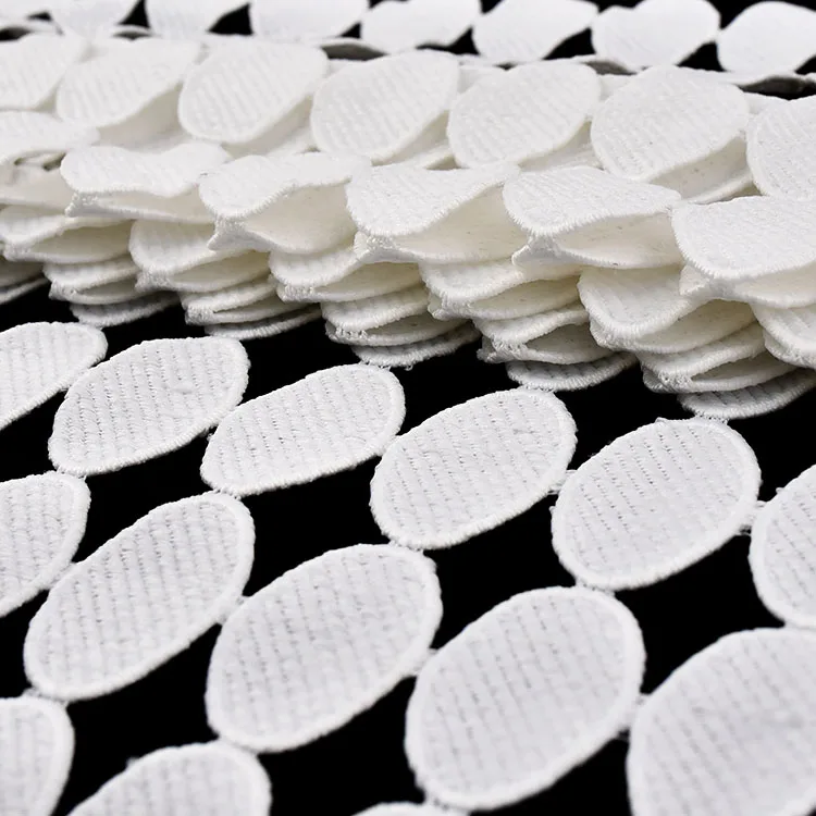 Embroidery White Guipure Chemical Lace Trim For Decoration Fabric Trim Embroidered Lace