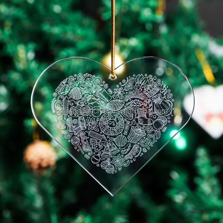 Xmas Tree Decoration Crystal Pendants Shinning Crystals personalized Glass Pendant manufacture