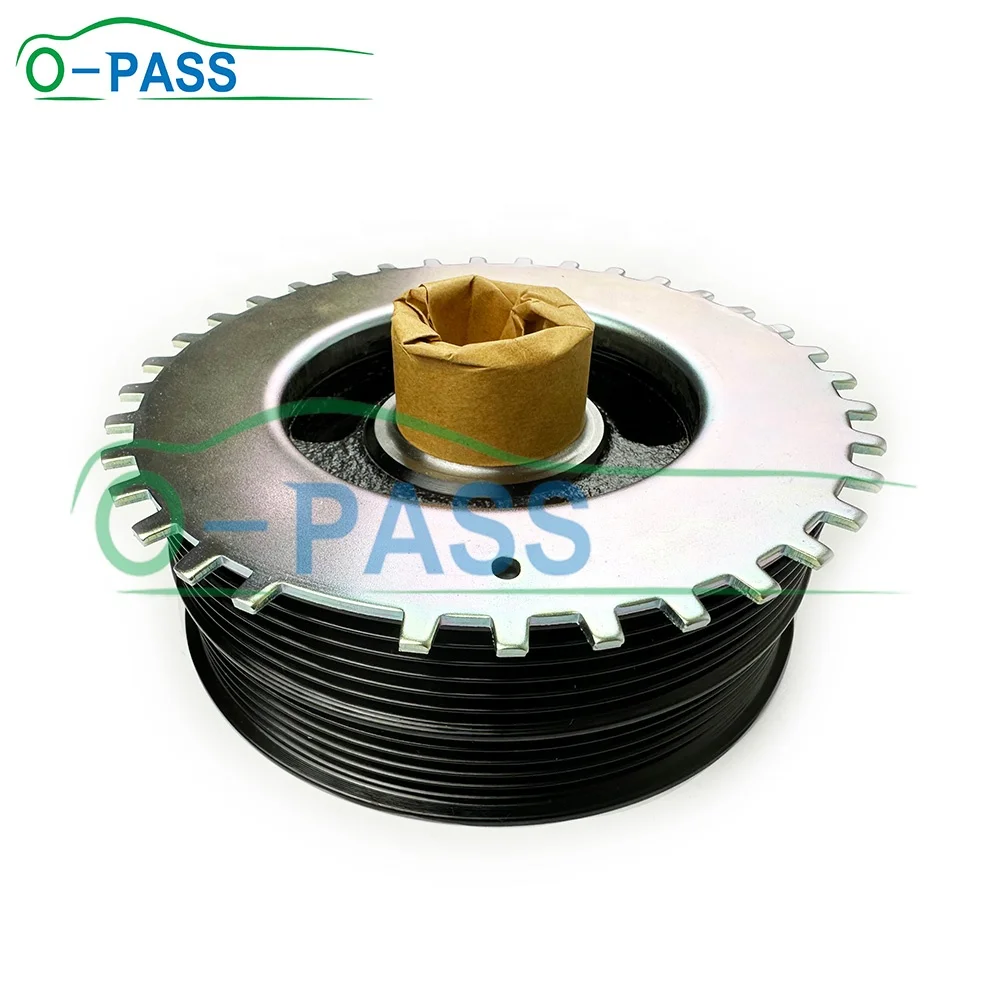 OPASS Harmonic Balancer Pulley for Ford FOCUS MK2 C-MAX 2nd Ecosport II & VOLVO S40 V50 C30 4M5G-6316-FB