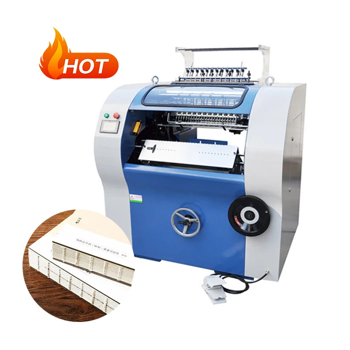 Automatic Paper Bookbinding Sewing Machine Large Format Notebook Stitching Binding Machine Hardcover Book Thread Sewing Machine