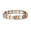 rose gold and silver