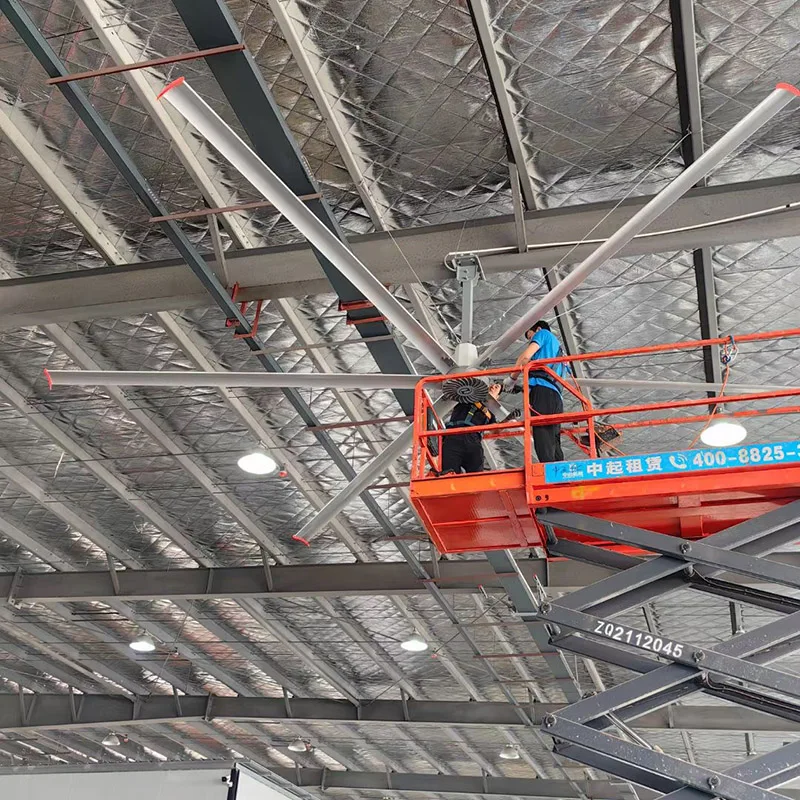Ceiling Fan, Aluminum, PMSM, HVLS - detail 14