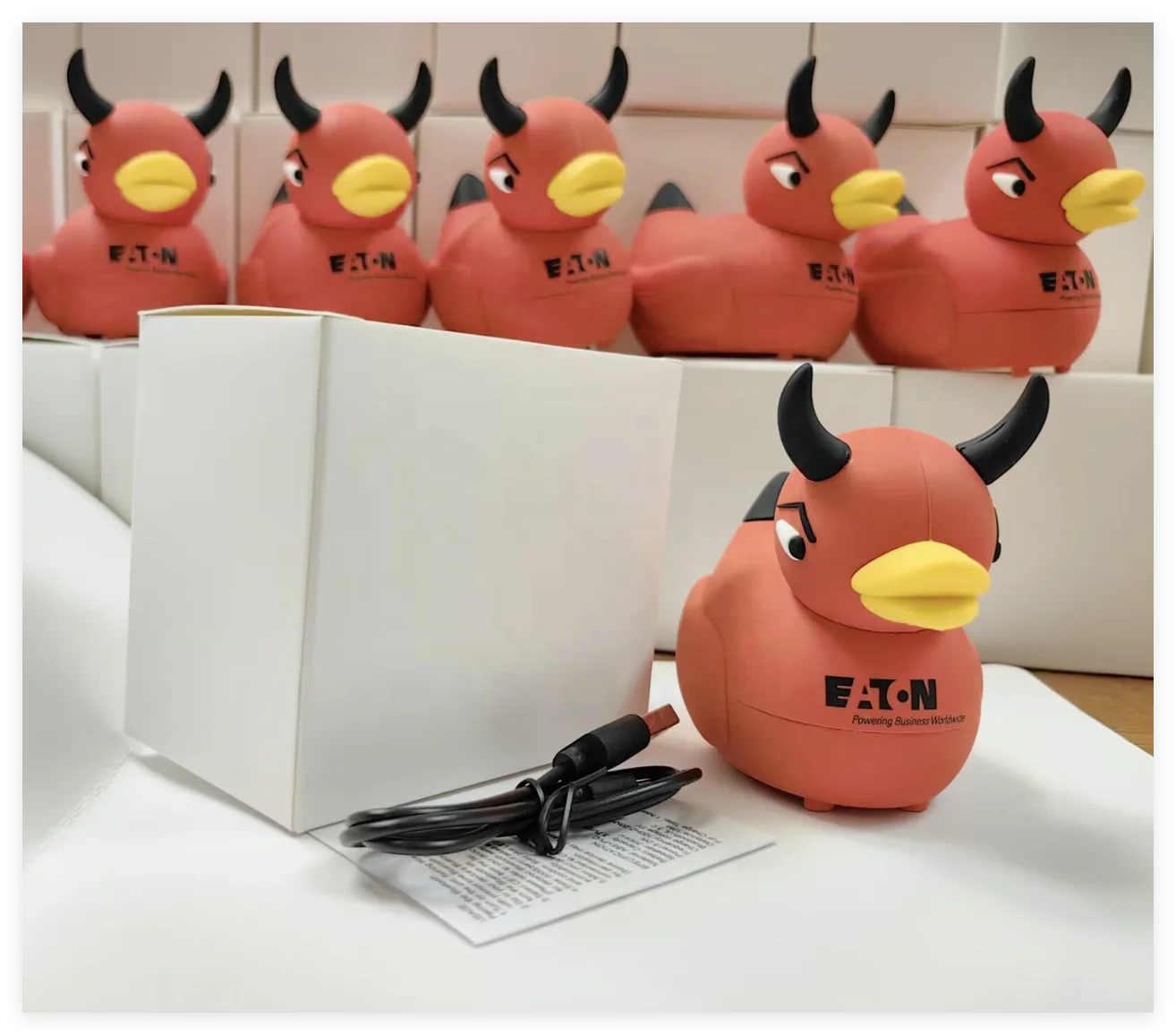 OEM New Nice Cute Custom Animal Duck Shape BT Wireless Speaker for Mobile Phone With Your logo Printing