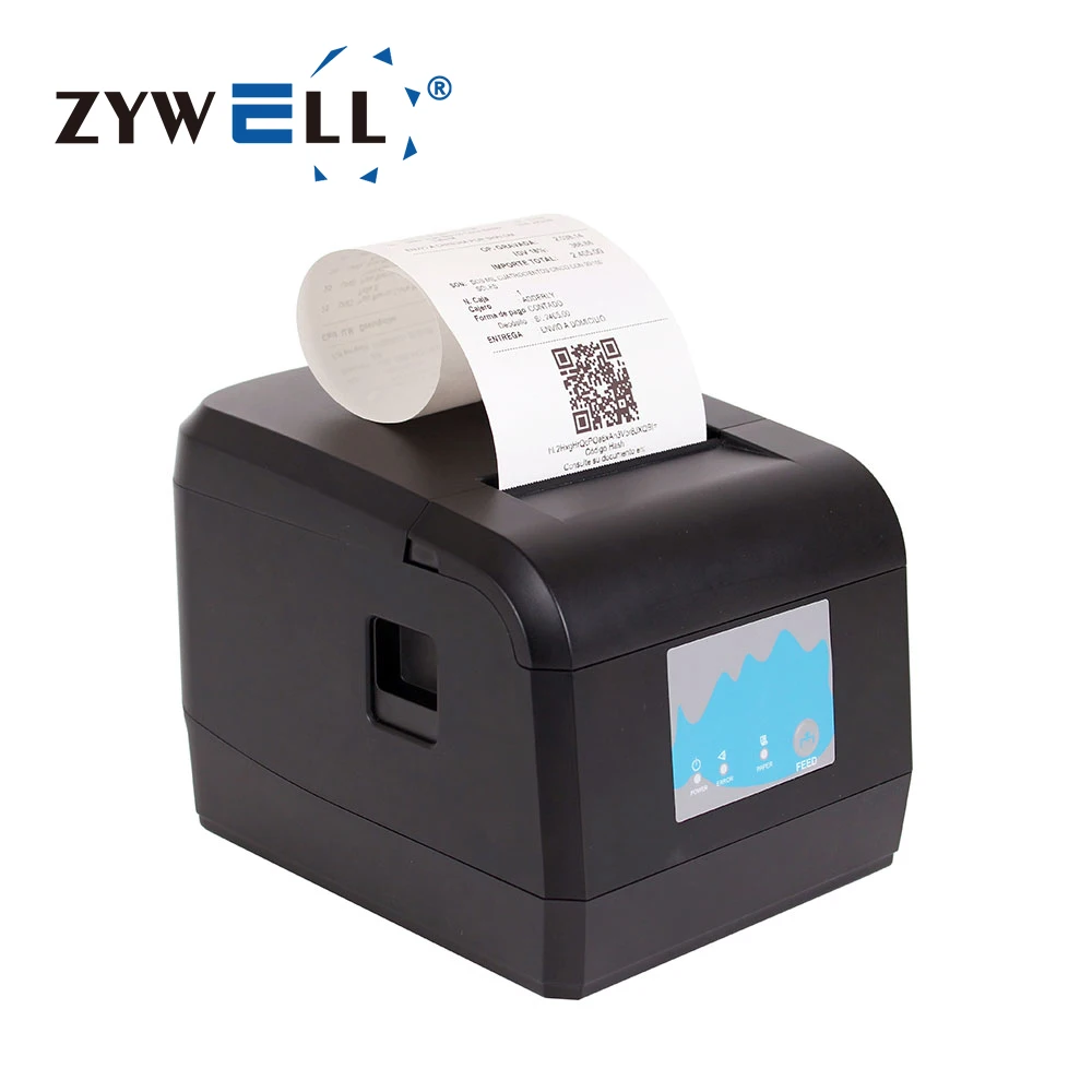 ZY908 80mm Thermal Receipt Printer - USB POS Printer with Auto