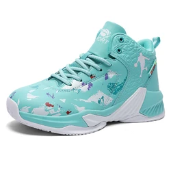 Весна и осень, новые баскетбольные обувные кроссовки мужская обувь с высоким берцем; Не скользящие износостойкие все-матч прилив