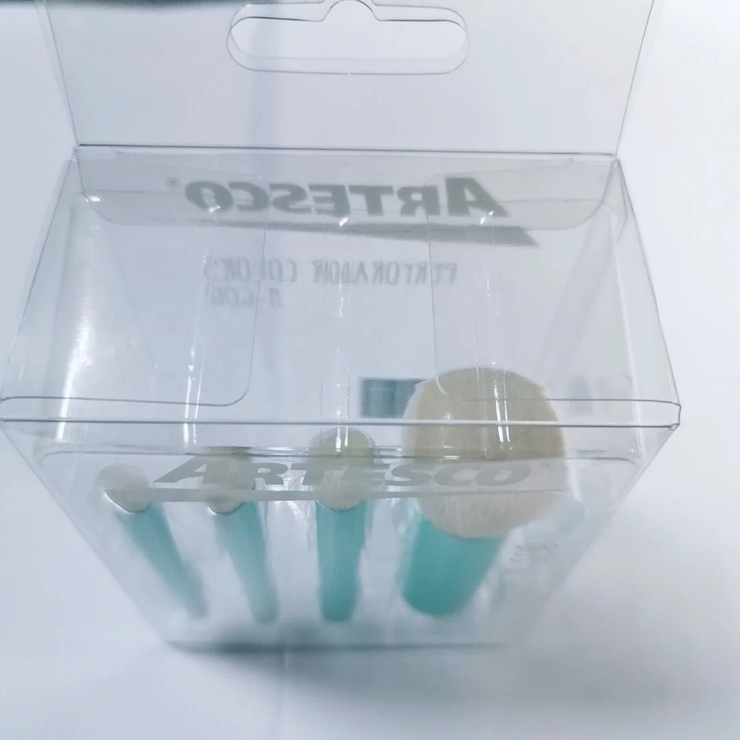 ACETATE Packaging Box With Blister Insert Make up Brush Makeup Brush SET Clear Plastic Box