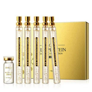 Remove Wrinkles Facial Thread Lift Gold Protein Peptide Line Carving Face Essence Serum