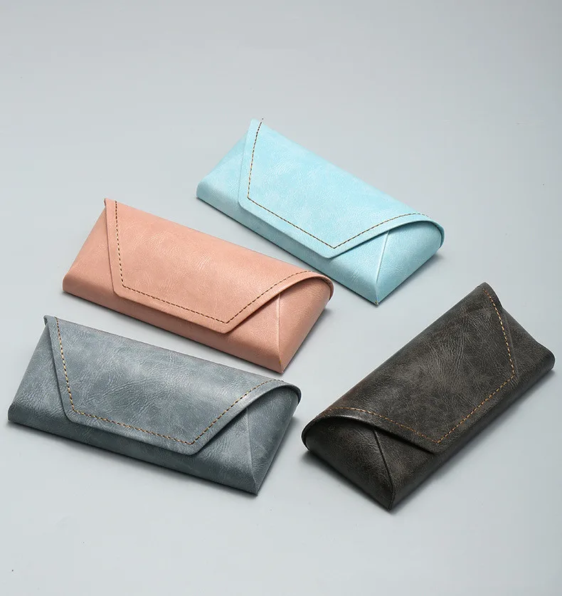 Портативный Чехол для очков из искусственной кожи Подходит большинства и солнцезащитных женщин мужчин