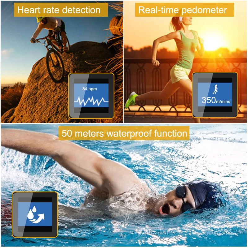 Myriver Casual Digital Sport Waterproof Couple Watches Men and Women