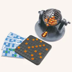 Высококачественный пластиковый бинго 90 цифр мяч 24 карты детская игра бинго для 3 + детей