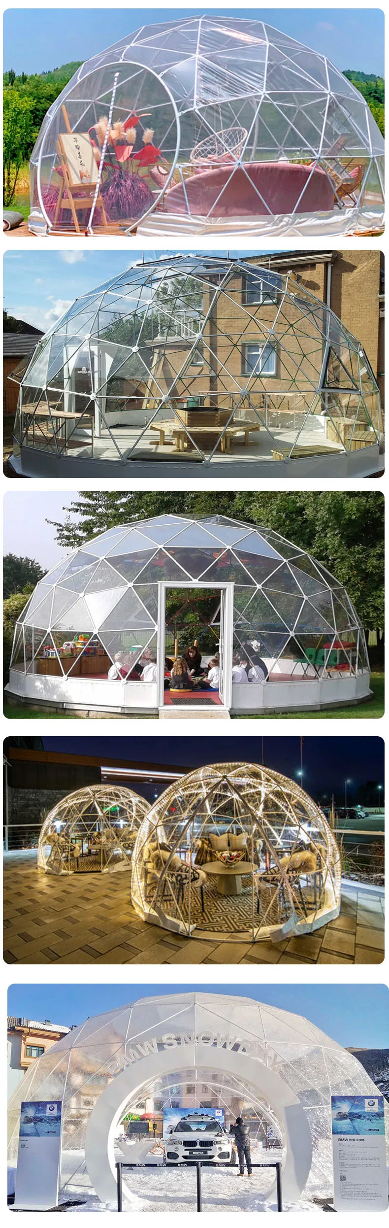 Bubble Camp Tent Outdoor Garden Dome Waterproof Pod Backyard Canopy