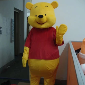 2025 Cosplay Win Yellow Bear Mascot Costume Cartoon character costume Advertising Party Costume animal carnival