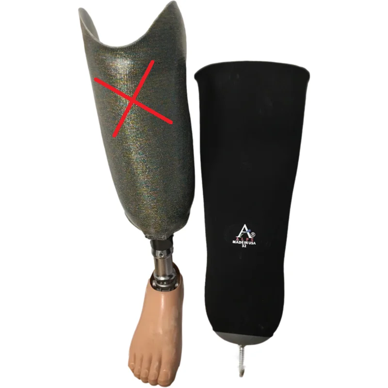 Prosthetic Lower Legs Made of Stainless Steel, Polyurethane, Aluminum, and Titanium Are Used for Amputees Below the Knee Joint