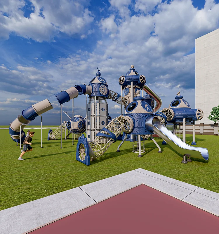 ALITA-S23131 - Durable Outdoor Slide Playground Set for Kids