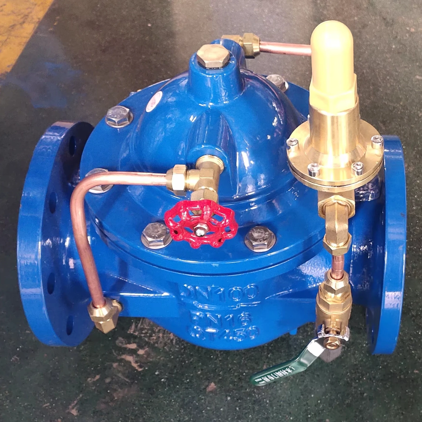 Multi Function100mm Flanged  Control Valve Water Pump Control Valve pilot  Pressure Relief Valve Dn300 Pn16